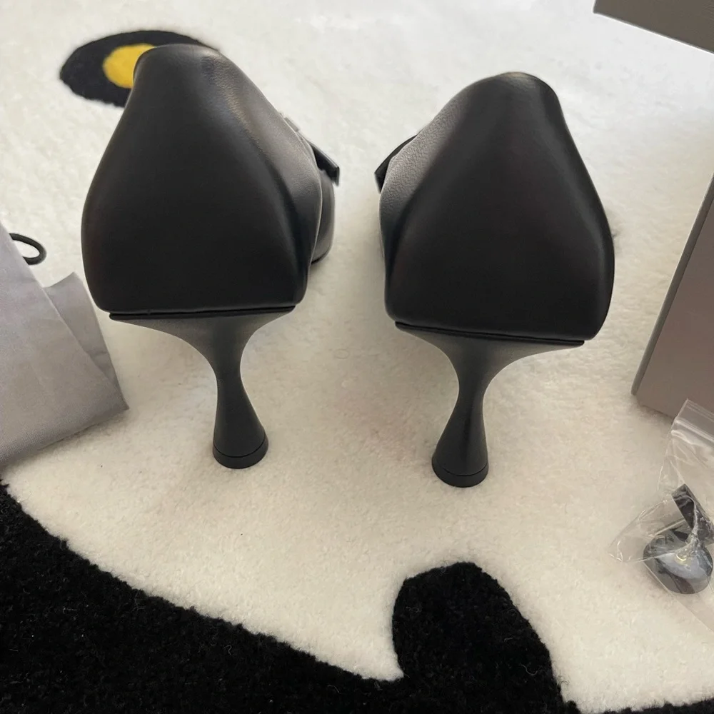 Balencigia Fringe Knife Heels - Picture 4 of 8